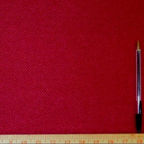 Railroaded Herringbone Carnation Upholstery Fabric - Picture 3 of 11